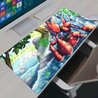 Mouse Pads Computer Laptop Anime Keyboard Pad Large XXL P-Pokemon Scizor Mousepad Gaming Pc Accessories Gamer Cabinet Desk Mat