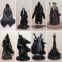 Sauron's Eye Dark Lord Angmar Witch King Collectible Model Statue Display Item Ring Lord Series PVC Material for Ages 15+