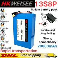 2026 NEW 13s8p 48V 20000mah Lithium Battery Pack 48v 20Ah 250W-2000W Citycoco Motorized Scooter Batteries Built in 50A BMS