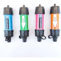 1Set Outdoor Water Purifier Mini Filter Pipette Portable Hiking Water Purifier Wilderness Survival Emergency Supplies
