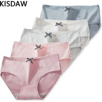 5 Pieces Teenage Girls Underwear Cotton Soft Panties For Girls Solid Teens Girls Briefs Assorted Designs Kids Triangle Underpant