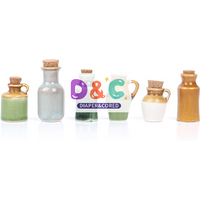 1:12 Dollhouse Miniature Ceramics Jar Seasoning Jar Kitchen Toy Home Decor