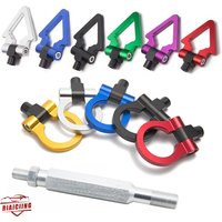 Circular Car Sport Model Car Auto Tow Trailer Hooks Ring Eye Towing Front Rear Aluminum For Subaru BRZ 86 car accessories