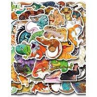 AliExpress GOGOTU 10/30/55/110PCS Lizard Cartoon Stickers Animal Graffiti Sticker DIY Luggage Laptop Phone Guitar Car Bike Skateboard Decals Toy