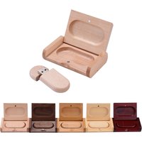 Wooden + Box USB 2.0 Pen drive 4GB 64GB Flash Drive Memory stick wedding Photography Gift U Disk The Gift of Memories