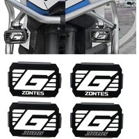 Motorcycle LED Fog Light Protectors Guard For ZONTES 368G 368-G Replacement Foglight Lamp Cover Motorbike Modified Accessories