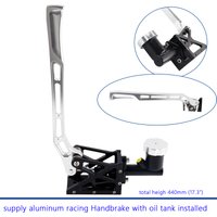 Universal Car racing Drift Vertical Type Racing Drift Oil Hydraulic Handbrake Hydro Hand Brake E-Brake Silver to bebetter