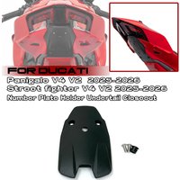 For DUCATI Panigale Streetfighter V4 V2 2025 2026 Cover for Removing Number Plate Holder Tail Cover Plate Motorcycle Accessories