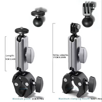 AliExpress NONE 360° Camera Motorcycle Handlebar Mount Selfie Stick Bicycle Monopod for GoPro Hero Insta360 X5 Dji Osmo Pocket 3/Action 6/Phones