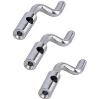 Zinc Plated Iron Z Bend Throttle Cable Ends 3 Pack for Throttle and Brake Cable Repair on Small Engine Machinery