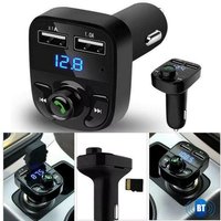 Wireless Bluetooth Car Charger Dual USB Port High-Quality FM Transmitter Car Fm Transmitter Mp3 Music Stereo Adapter Car Gadgets