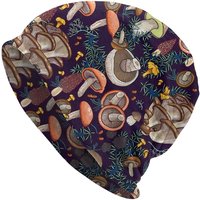 AliExpress Dark Dream Forest Mushrooms Washed Warm Bonnet Cycling Casual Beanies Protection Men Women Hats