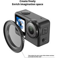 For DJI Action 6 Filter Holder Filter Holder Camera Protection & Secure Grip Camera Protection Filter Frame Camera Accessories