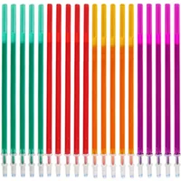 Magic Erasable Pen Refill Set 0.5mm Washable Handle Erasable Gel-Ink Pen Colored Ink Rods School Office Writing Stationery