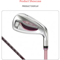 New Women's Golf Club Iron Set MP1300 Bordeaux Red, Forgiving with High Distance, 5-PAS Carbon L Shafts