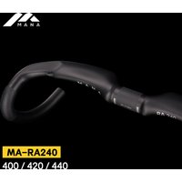 MANA Full Carbon Fiber Aerodynamic Handlebars - Drop Bar Diameter 31.8mm - 400MM/420MM/440MM