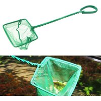 2025 New Aquarium Fish Net 3" Fine Mesh Skimmer Filter for Small Fish Tank Catch Net with Comfortable Handle