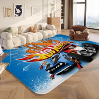 Hot Wheels Cartoon Kitchen Mat Nordic Style Bedroom Living Room Doormat Home Balcony Anti-Slip Welcome Rug