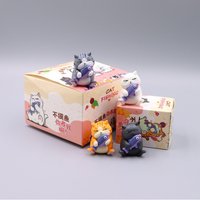 New Products in Stock No Fish You Keep Me Blind Box Fish Cat White Cat Orange Cat Trendy Toy Toy Car Decoration Ornament Gift
