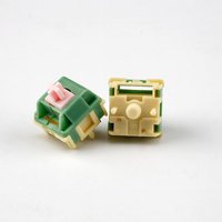 WJBY Lab HMX Lotus Switch 5pin Linear Mechanical Keyboard Switch Crisp Mahjong Clack Factory Lubrication Custom Accessories 45g