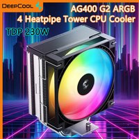 Deepcool 4 Heat Pipe CPU Air-Cooled Cooler ARGB 4PIN PWM TDP 230W CPU Radiator For LGA1851 1700 AMD AM4 AM5