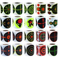 100/200Pcs Per Roll 7.50cm Adhesive Shooting Sticker Targets Splatter Splash Amp Shooting Reactive Practice Training Targets