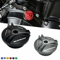 Moto For Suzuki BURGMAN 650 400 125 200 250 AN650 AN400 AN125 AN200 engine oil cap bolts fuel filler cap protection accessories