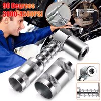 Professional Grease Coupler Fitting Tool 90 Degree Coupler Grease Fitting Tool Quick Connect for Car Truck Spare Parts