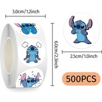 Lovely Stitch Pattern Roll Stickers 500pcs Creative Decor Supplies for Art Craft Diary Planner