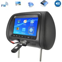 Universal 7 Inch Car Headrest Monitor Rear Seat Entertainment Multimedia USB SD Rear Seat Entertainment SH7048 P5