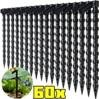Lightweight Ground Nails Plastic Windproof Camping Tent Pegs Anchor Beach Snow Mud Stakes Pins Weed Barriers Fixing Supplies