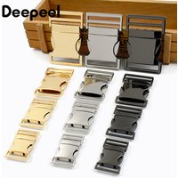 2Pcs 20/25/32/38mm Metal Bag Strap Side Release Buckles for Backpack Handbag Webbing Adjust Clasp Belt Buckle Accessories