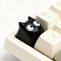 Creative little black keycap cute resin keycap mechanical keyboard cartoon 1U Esc Keys caps for Mechanical Keyboard MX switch