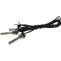 1pcs NTC Thermistor Temperature Sensor M10x25 Screw Thread Probe Resistance 10k B Value 3950 Long 1M Tin Plating And XH2.54 Plug