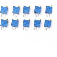 10PCS/20PCS 3296W 10R 20 50 100ohm 1K 2K 5K 10K 50K 100K 200K 500K 1M ohm potentiometer 3296 Variable Resistor