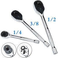 24 Teeth Quick Release Ratchet Handle Narrow Place Using More Than Normal Ratchet 1/4“ 3/8” or 1/2“ Drive