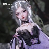 Joybjd 1/4 Helki Fullset A Bjd Doll LDS Unearthly Purple Dream Butterfly Elf Dolls The Jointed Doll With Hair Can Be Combed