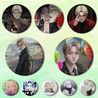 J-Johan L-Liebert Monster Custom Badges 75mm 44mm 25mm Brooch Backpack Hat Enamel Pins Accessories Toys Gifts