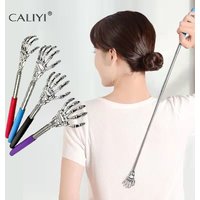 Portable Extendable Back Scratcher Stainless Steel Telescoping Back Scratcher for Both Human and Pets Extendable Back Massager