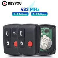 KEYYOU For Ford 3/4 Buttons 433Mhz Smart Car Key Fob For Ford BA BF Falcon SX SY Territory XR6 XR8 FPV Remote Key Replacement