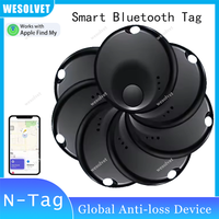 Mini Smart Airtags Blue-tooth Tag Locator Anti-lost Wallet Keychain Tracker Bike Key Item Finder Use Find My (IOS Only)
