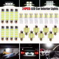 24Pcs/Set Automobile LED Combination Car Interior T10 1156 Width Lamp Double-Pointed Reading Light
