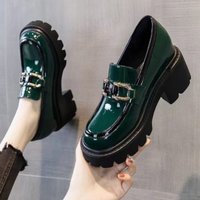 Neue Frühling Herbst Beliebte Mode Damen Dicke Sohle High Heel Metall Dekorative Einzelschuhe: Elegant, Sexy, zunehmend