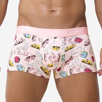 Men's Pure Cotton Underwear Antibacterial Boxer Shorts Large Size Youth Boxer Briefs Men's Sports Comfort Underwear