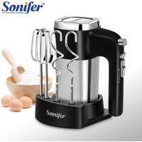 Food Mixer Electric Cuisine Kitchen Blender With Dough Hooks Chrome Egg Beater Hand Mixer Machine For Sweets Bakery Sonifer