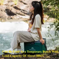 MOUNTAINHIKER Portable Camping Ice Box Large Capacity Car Refrigerator Outdoor Food Warm/Cold Storage Barbecue Fishing Gear