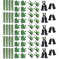 Gardening Essentials 70pcs Adjustable Plant Clip Connectors Made from Sturdy Plastic for Supporting Climbers Effectively