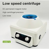 10ML*6 Low Speed Centrifuge 4000rpm 1685xg Electric Centrifuge Plasma Serum PRP PRF Separate Machine for Biology Medical