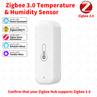 Zigbee 3.0 Temperature Humidity Sensor UZ-103T Zigbee Hub Required workwith HA Home Assistant Alexa Yandex ZHA Zigbee2MQTT