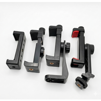 Tripod Phone Mount with 1/4 Inch Screw Smartphone Clip Holder for Iphone Samsung Xiaomi Mobile Cellphone Recording Clamp Support